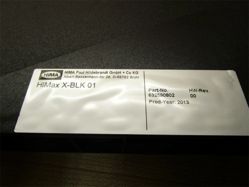 X-BLK01 HIMA 632590802 X-BLK01 HIMA 632590802
