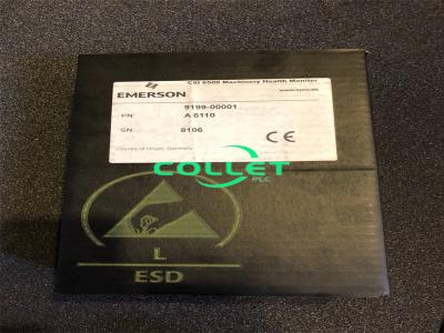 A6110 EMERSON AMS 6500, Shaft Relative Vibration Monitor