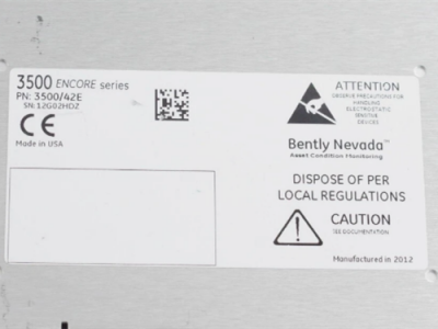 3500/42E Bently Nevada 285691-01 Vibration Monitor Module