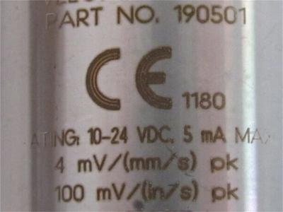 Bently Nevada 190501-02-00-00 Velomitor CT Velocity Transducer